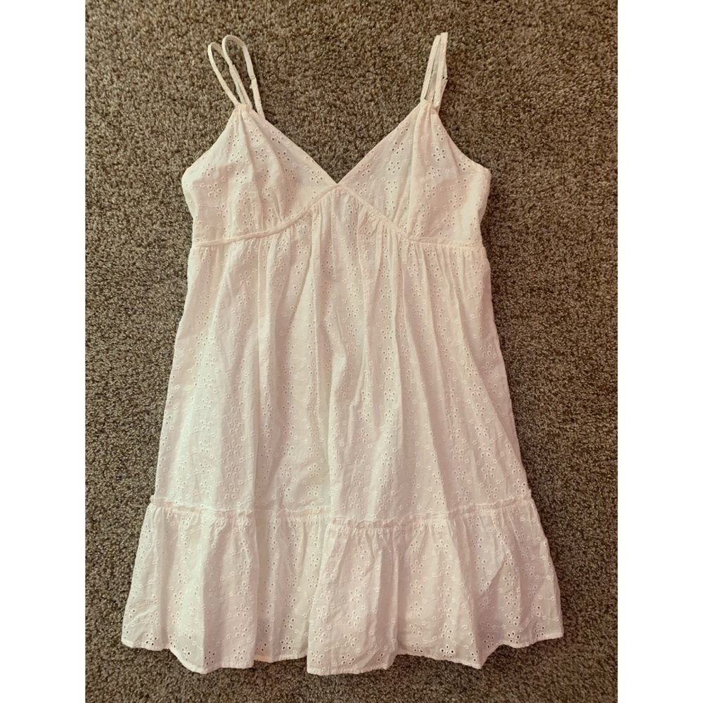 Wild Fable White eyelet cotton sundress, size M